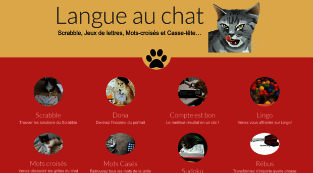 Langue-au-chatfr - Langue Au Chat Scrabble Mot - Langue Au Chat