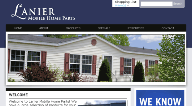 laniermobilehomeparts.com