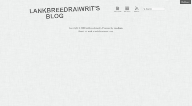 lankbreedraiwrit-blog.logdown.com