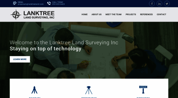 lanktreelandsurveying.com