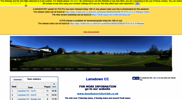 lansdown.play-cricket.com