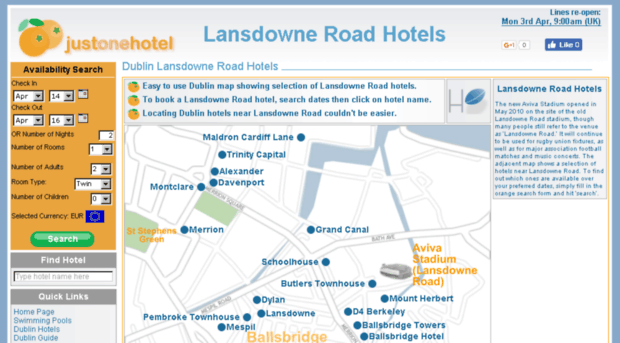 lansdowneroadhotels.com