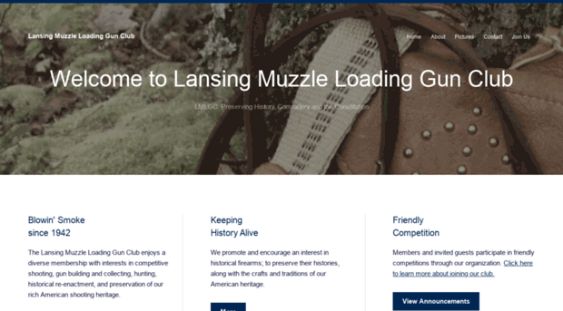 lansingmuzzleloadinggunclub.com