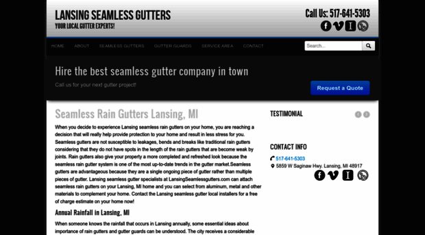 lansingseamlessgutters.com