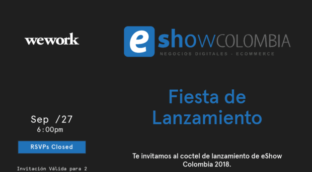 lanzamientoeshow2018.splashthat.com