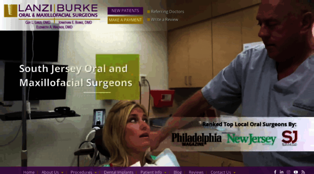 lanziburkeoralsurgery.com