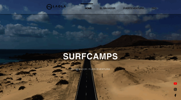 laolasurfcamp.com