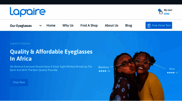 lapaireglasses.com