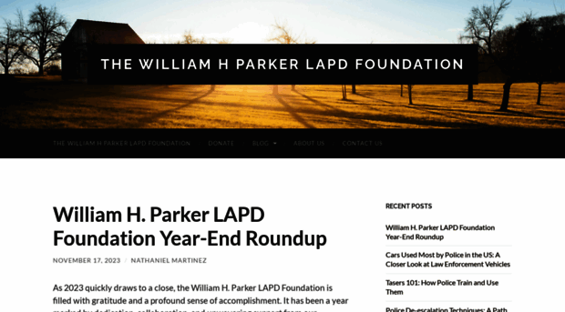 lapdparkerfoundation.com