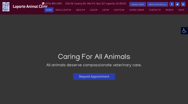 laporteanimalclinic.com