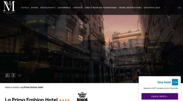 laprimahotelbudapest.com