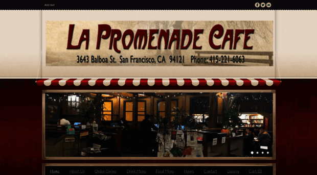 lapromenadecafe.com