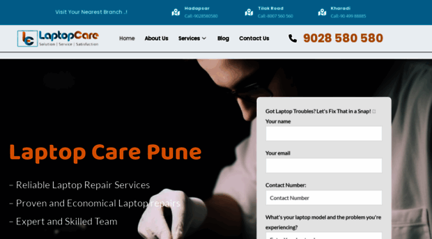 laptopcarepune.com