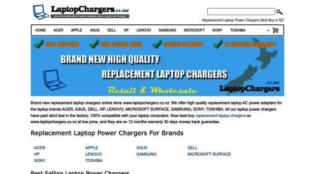 laptopchargers.co.nz