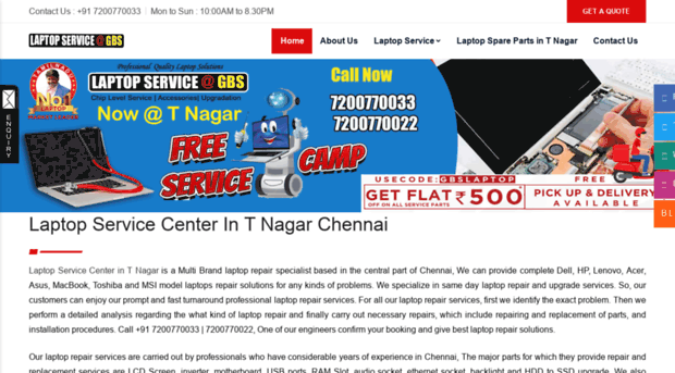 laptopservicecenterintnagar.com