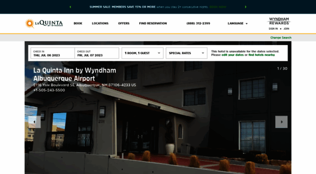 laquintaalbuquerqueairport.com