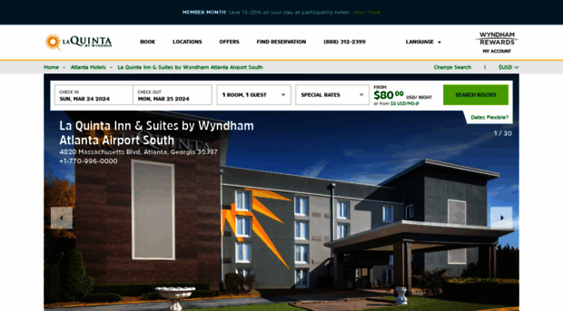 laquintaatlantaairport.com