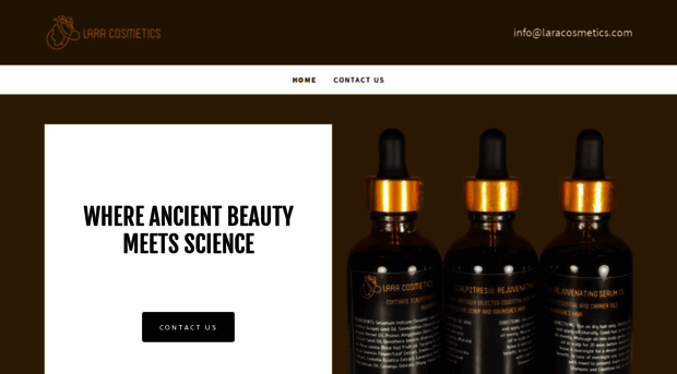 laracosmetics.com