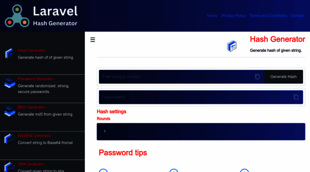 laravelhashgenerator.com