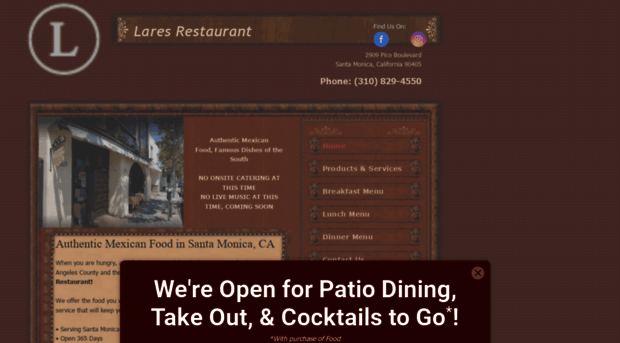 lares-restaurant.com