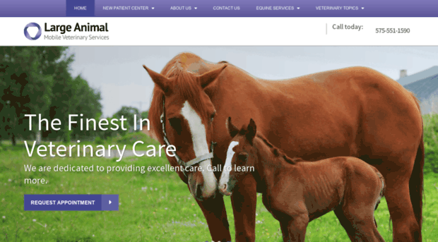 largeanimalmobilevet.com