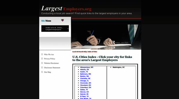 largestemployers.org