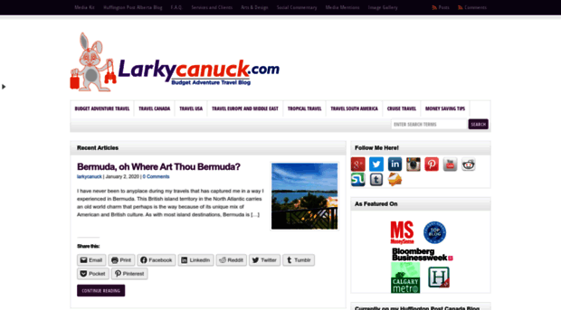 larkycanuck.com