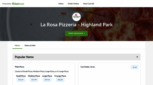 larosapizzeriahighlandpark.com