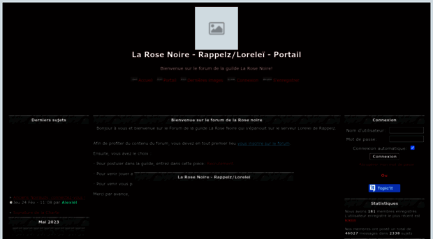 larosenoire.forum-actif.net