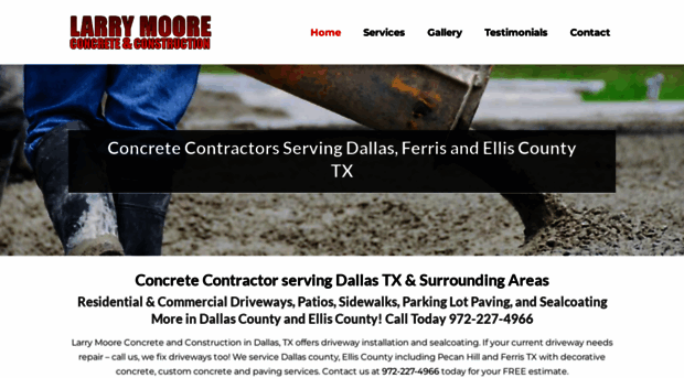 larrymooreconcrete.com