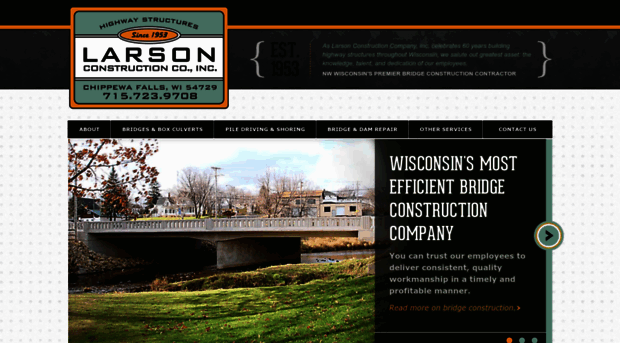 larsonbridgeconstruction.com