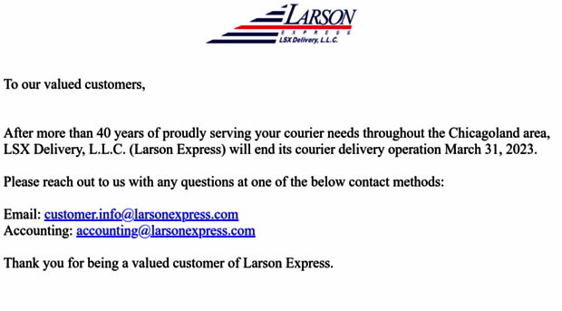 larsonexpress.com