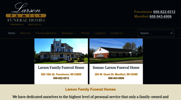 larsonfuneralhomes.com