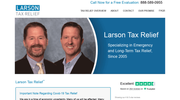 larsontaxrelief.com