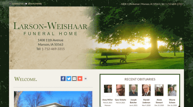 larsonweishaarfuneralhome.com