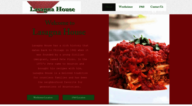 lasagnahouse.com