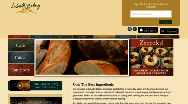 lasallebakery.net