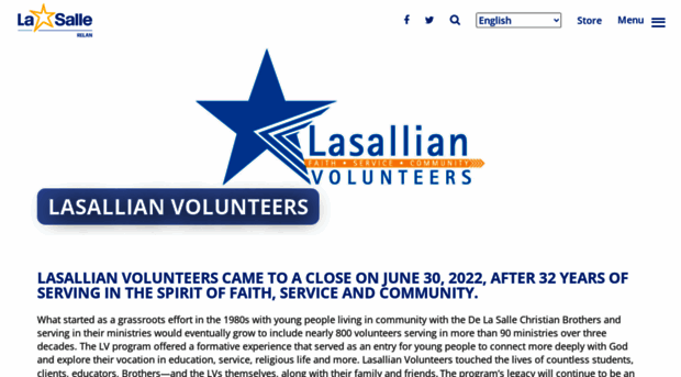 lasallianvolunteers.org