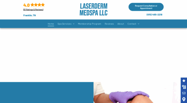 laserdermmedspa.com