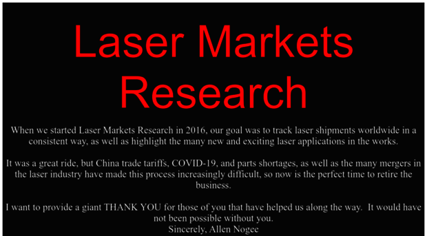 lasermarketsresearch.com