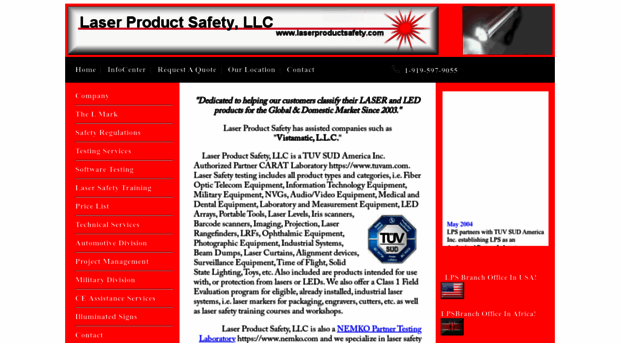 laserproductsafety.com