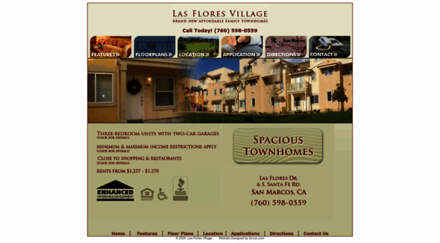 lasfloresvillage.com