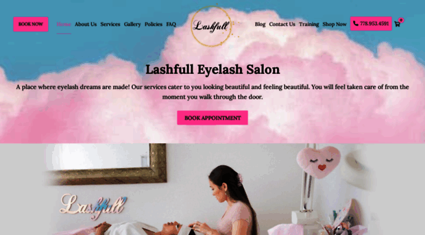 lashfulleyelashsalon.com