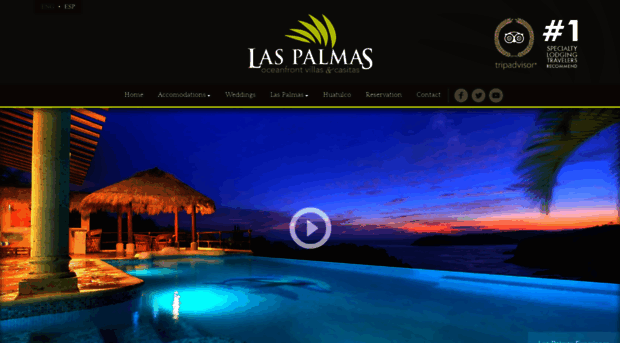 laspalmashuatulco.com