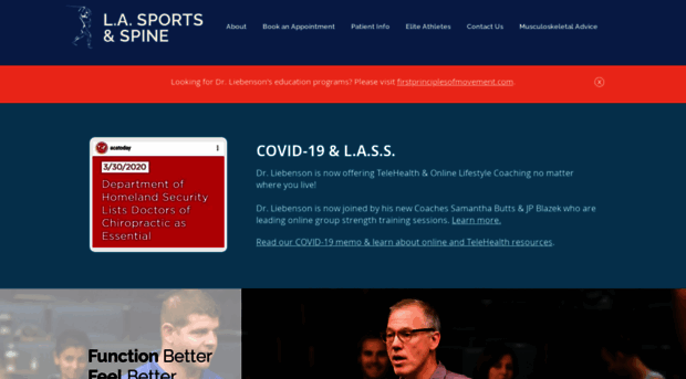 lasportsandspine.com