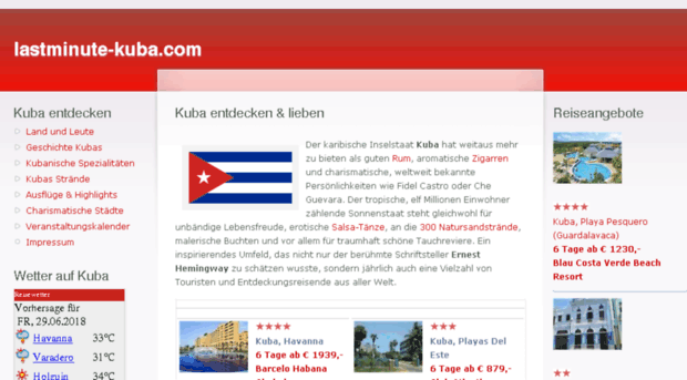 lastminute-kuba.com