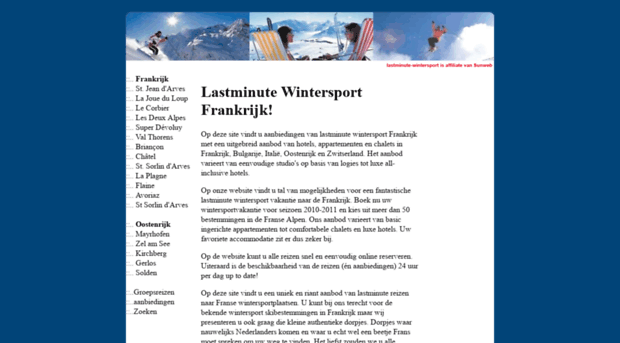 lastminute-wintersport.nl