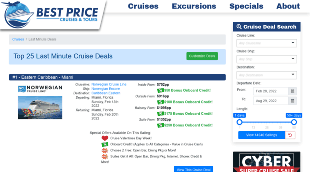 lastminutecruisedeals.bestpricecruises.com