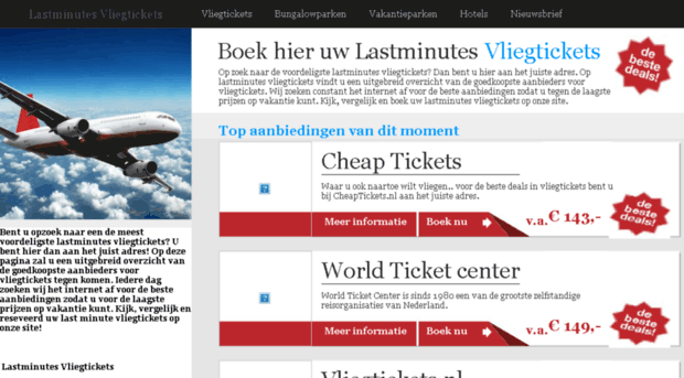 lastminutesvliegtickets.com