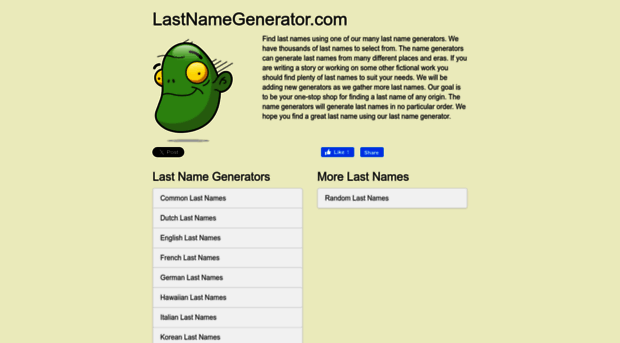 lastnamegenerator.com